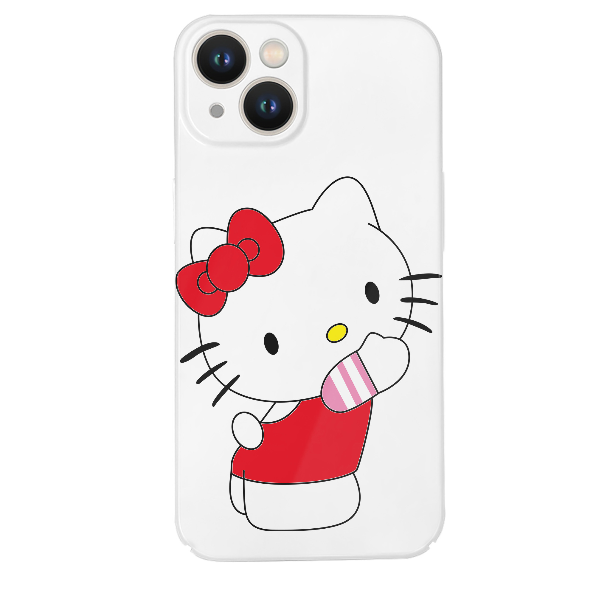 （画像用） Hello Kitty ハローキティ 【iPhone 14シリーズ対応】ハードケース